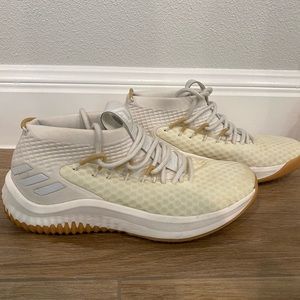 adidas Dame 4 ‘Un-Dyed’ Basketball Shoes Sz 6.5